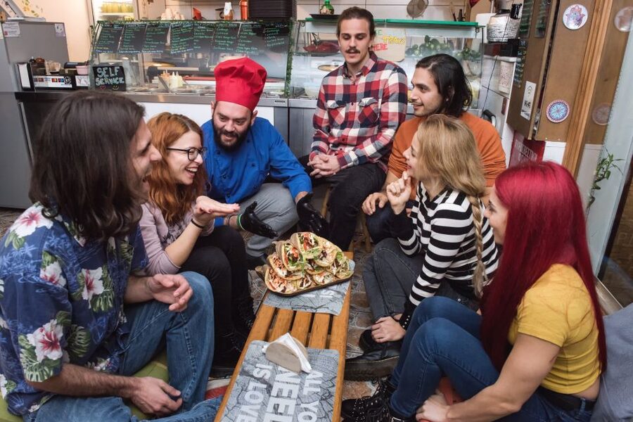 Athens: Vegan Local Street Food Guided Walking Tour - Four stops, one Greek meal