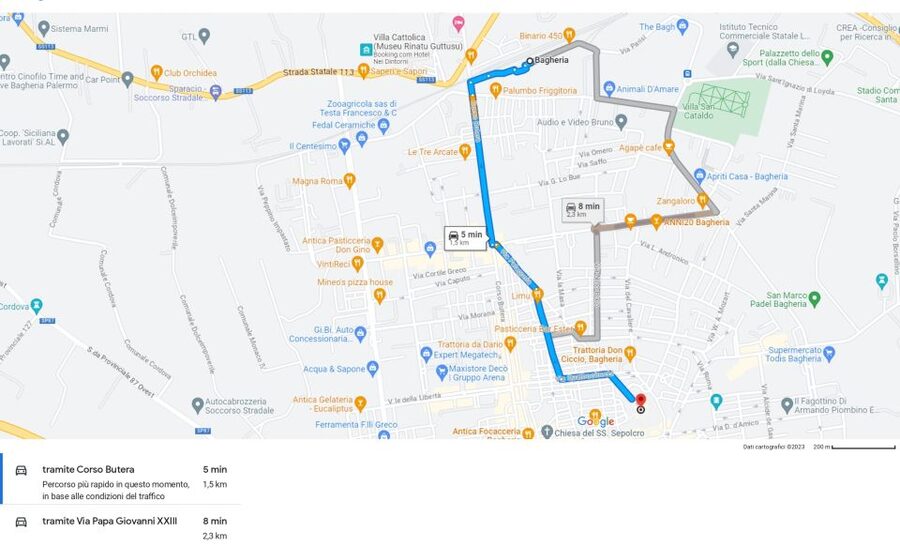Bagheria: tour of Villa Palagonia and Street Food itinerary - Walking Corso Umberto and the historic center
