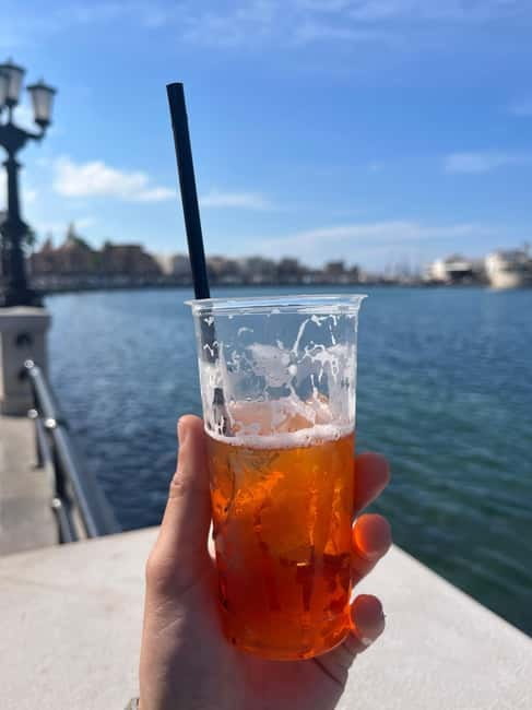 Bari Sunset and Tapas: Street Food Tour with Local Guide - The Lungomare and the last light