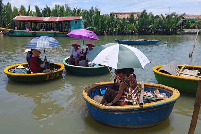 Basket Boat ride to Coconut Jungle &Hoi An city Tour,Night Market - Hoi An’s old streets and compact historic center