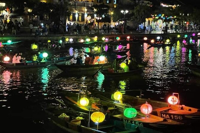 Basket Boat ride to Coconut Jungle &Hoi An city Tour,Night Market - A 20-minute sampan cruise on the Hoai River