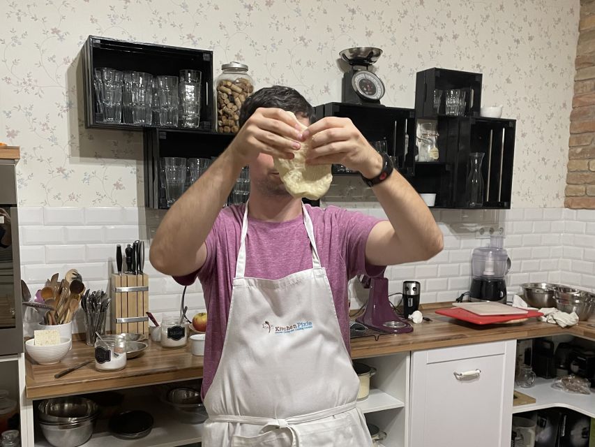 Budapest: Langos Making Class - Nr. 1 Hungarian Street Food - Eating together with Hungarian wine