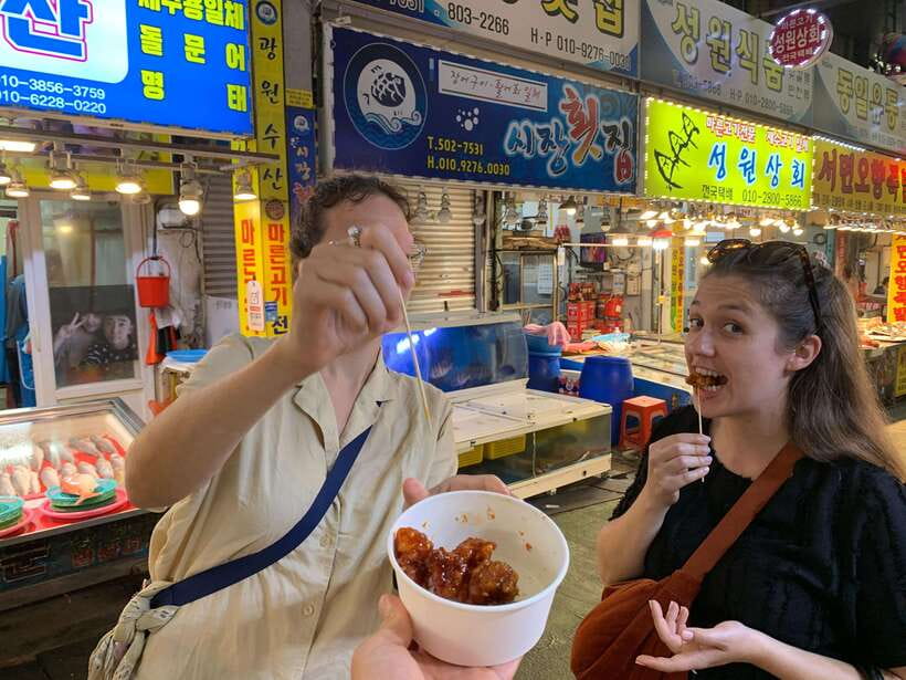 Busan: Food Market Tour, Smash Seafoods and Street Foods - Starting at Jagalchi Station Exit 10