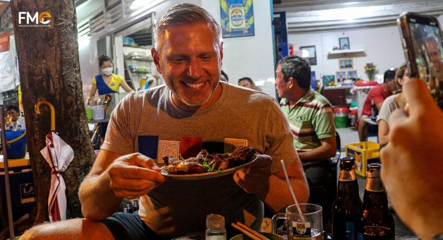 Can Tho: Walking street food tour designed by local chef - The adventurous tasting: frog, rat, and clay-pot eggplant