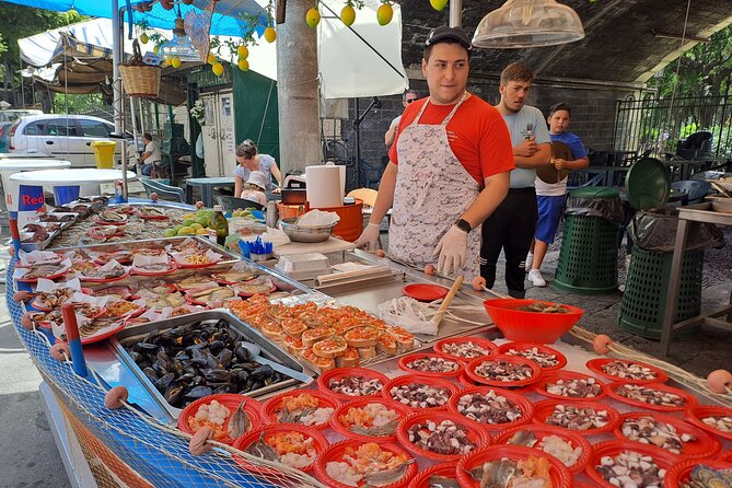 Catania Sicilian Street Food Tour: Small Group by Do Eat Better - Fried fish at Catania Fish Market