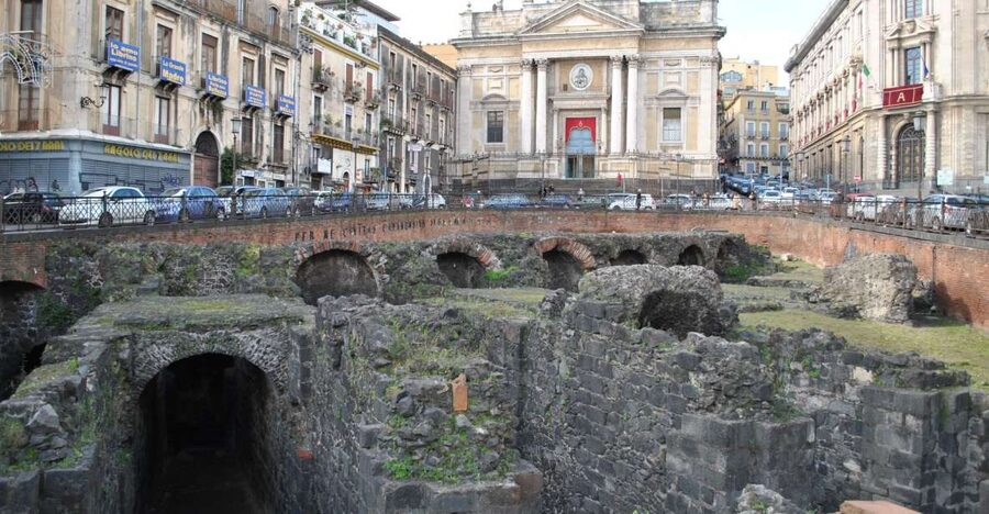 Catania: Underground and Street Food Walking Tour - Inside the caves shaped by Mount Etna