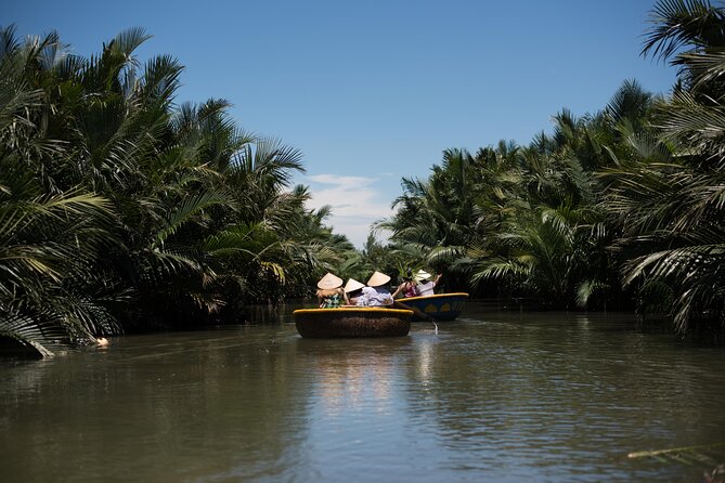 Coconut Basket boat, City tour, Boat ride, Night market from DN - Why this Da Nang to Hoi An day works