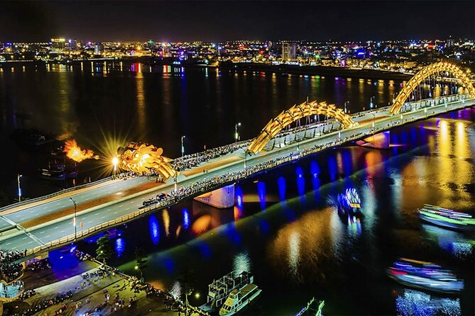 Da Nang by Night from Hoi An: Seafood dinner, night market and cruise trip - The Han River cruise and live music