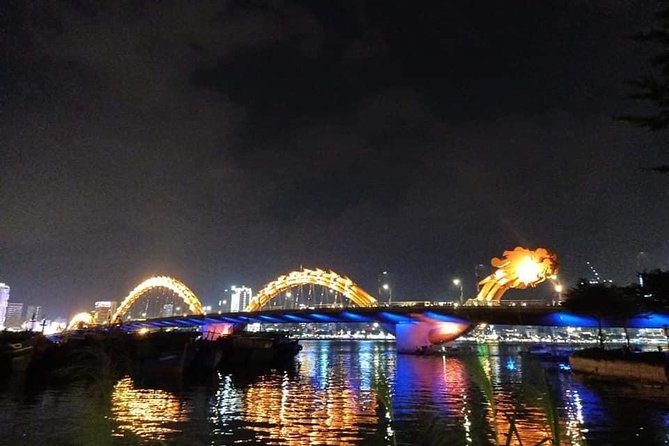 Da Nang ByNight with Marble Mountain,Monkey Mountain,Dragon Bridge,Night Market - Marble Mountains: caves, pagodas, and sunset views