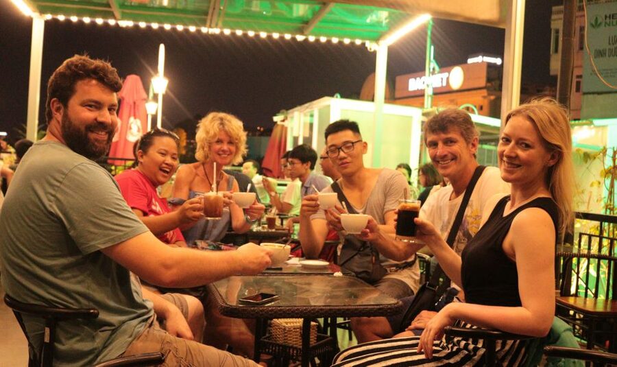 Discover Hanoi's Street Food by Night & Mini Class Coffee - Old Quarter sights between the food stops