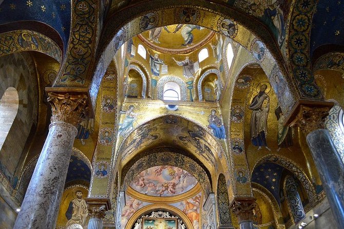 DISCOVER THE SECRET OF PALERMO Walking Tour Combining Art and best street food - La Martorana and Palermo’s golden interior