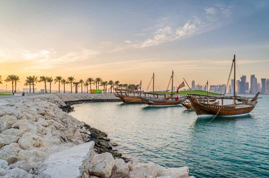 Doha: Souq Waqif, Dhow Harbour, and Street Food Walking Tour - Corniche and Dhow Harbour: Doha by the water