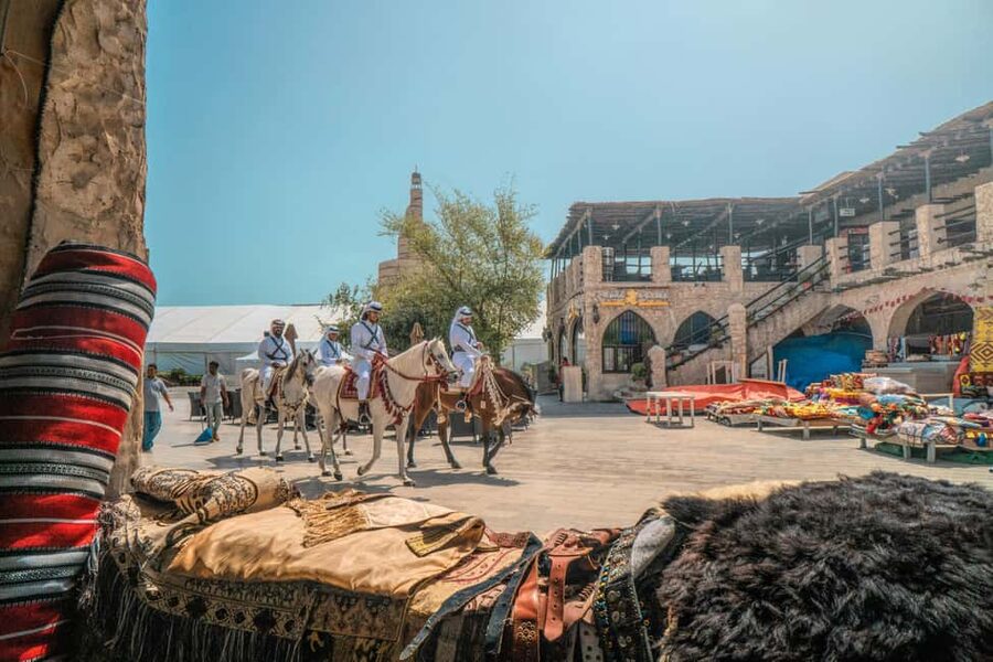 Doha: Souq Waqif, Dhow Harbour, and Street Food Walking Tour - Souq Waqif beyond the main shopping lane