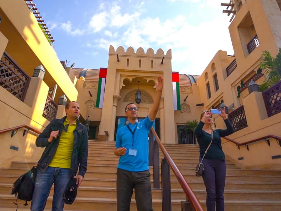 Dubai Private Top Attractions, Premium Vehicle & Street Food - Bluewaters Island, Palm Jumeirah, and the city’s big ideas