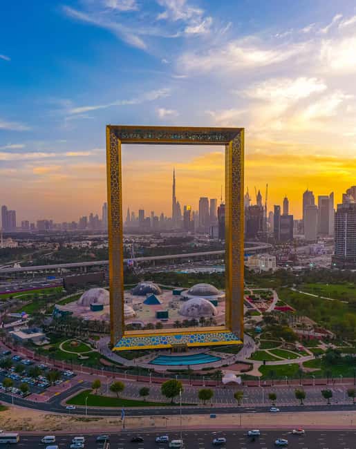 Dubai Top Highlights: Frame Entry, Souks, Abra & Street Food - Museum of the Future and Burj Khalifa photo time