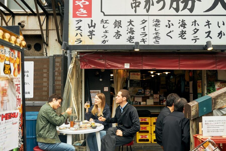 Eat Like a Local in Osaka – Private Custom Street Food Tour - The lantern-lit lanes of Namba