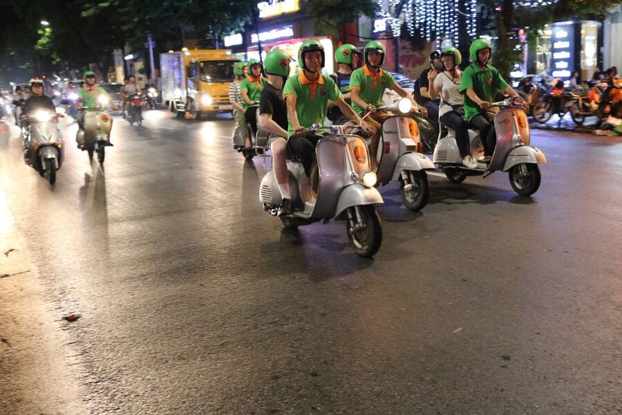 Enjoy Hanoi Like a Local - Vespa & Street Food Tour by Night - Bun Cha from a long-running family kitchen