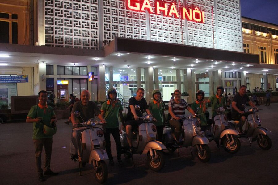 Enjoy Hanoi Like a Local - Vespa & Street Food Tour by Night - Small dishes around Truc Bach Lake
