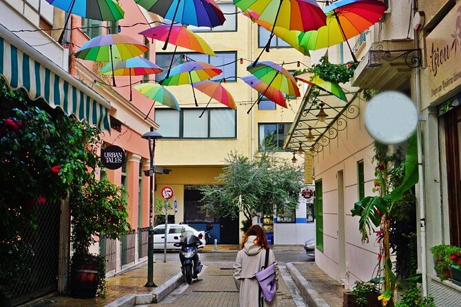 Explore Athens Street Art & Street Food Extravaganza - Monastiraki adds a busier Athens backdrop