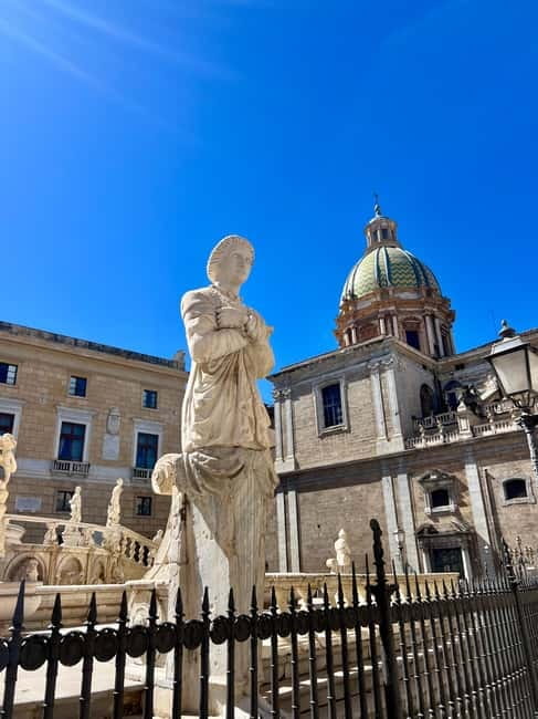 From Cefalù: Palermo Guided Walking Tour with Street Food - Vucciria Market and the first street-food stops