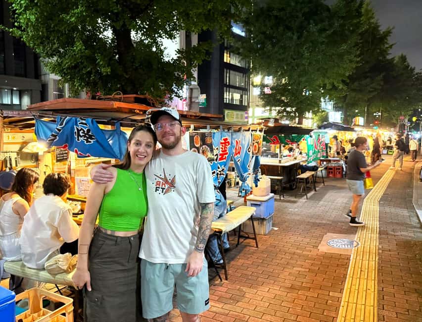 Fukuoka: Nakasu Food Stall Private Guided Tour with Tastings - The first stall: learning how yatai dining works
