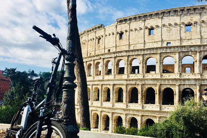 Gems of Rome: Small group E-bike tour with street food stops - Capitoline Hill and the Roman Forum view