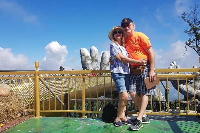 Golden Bridge -Marble Mountain-Hoi An City-Boat Ride-Night Market - Marble Mountains, temples, and Huyen Khong Cave