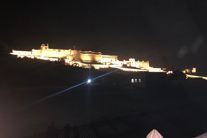Guided Night Tour of Jaipur With Optional Street Food Tasting - Hawa Mahal after the crowds thin out