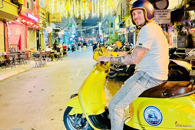 Hanoi After Dark Vespa Tour (4 hours): Street Food & Night Vibes - Hoan Kiem and the Old Quarter at 6 PM