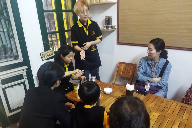 Hanoi Egg Coffee Class and Street Food Walking Tour - What you take away from the class