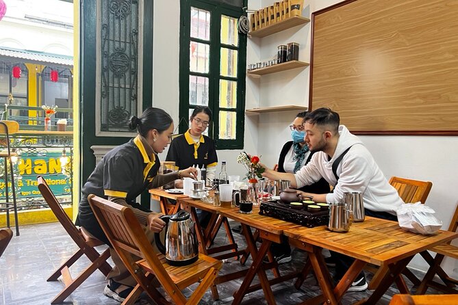 Hanoi Egg Coffee Class and Street Food Walking Tour - Timing, pickup, and meeting points