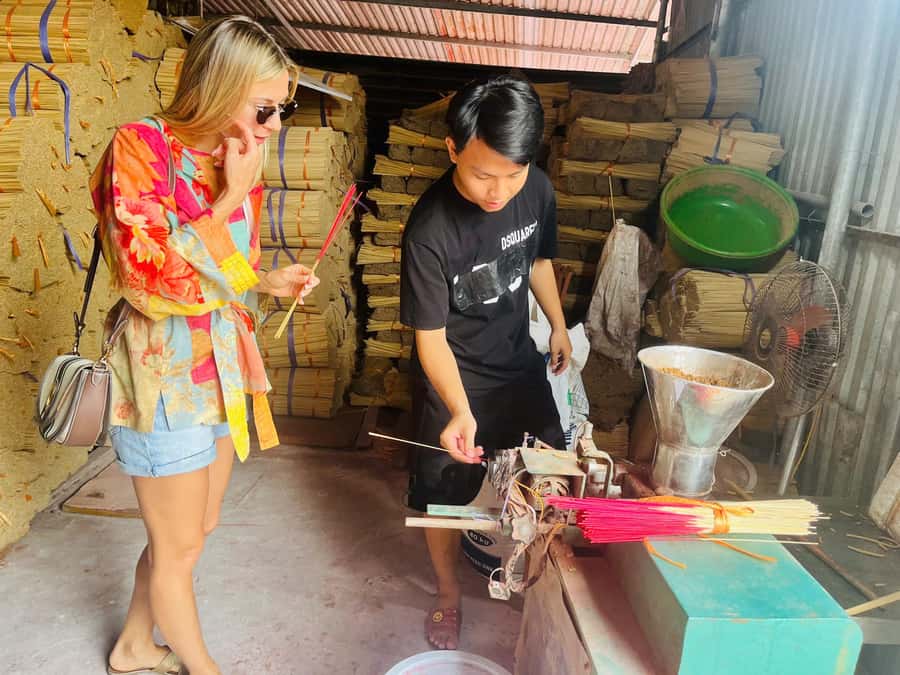 Hanoi: Incense Village, Conical Hat, & Street Food Tour - Ending at Hanoi Train Street