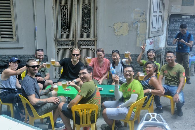 Hanoi Michelin Star Walking Food Tour & Train Street - Making spring rolls instead of only eating them