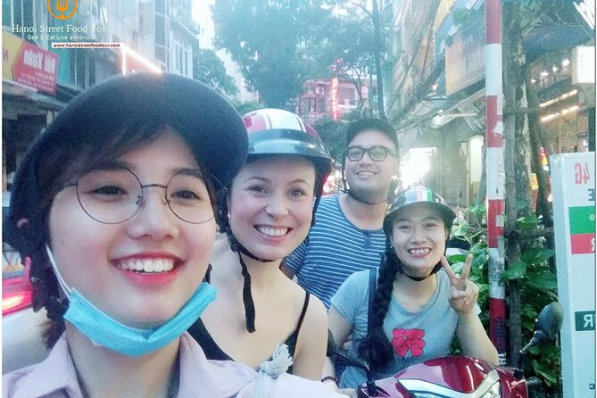 Hanoi old quarter sightseeing & street food eating by Motorcycle - Bun cha, banh mi, egg coffee, and rice wine