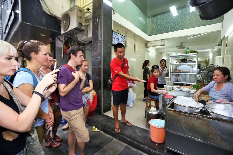 Hanoi: Street Food Experience with 5 Food Stops - Bun cha brings Hanoi’s signature flavors together