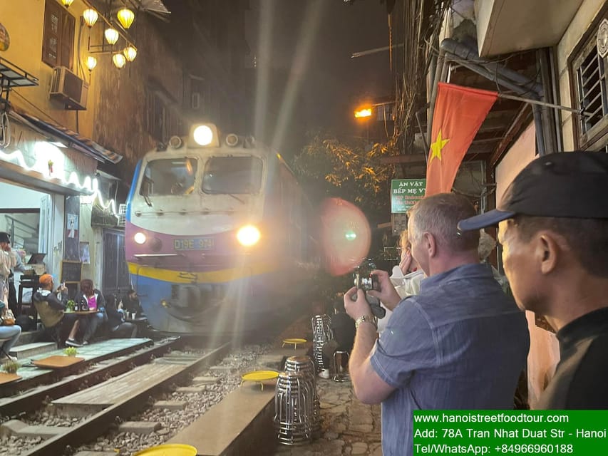 Hanoi Train Street +Best Street Food eating in old quarter - Ban ran and seasonal cha ruoi