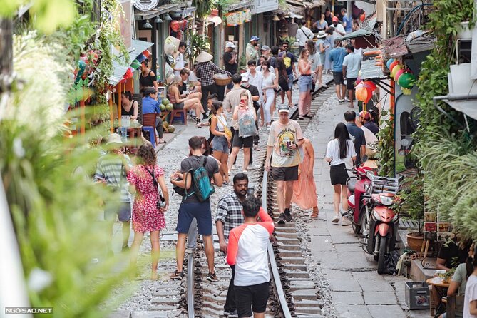 Hanoi Vespa After Dark Street food + Train Street+ Live Music - The Opera House and Hanoi’s French Quarter