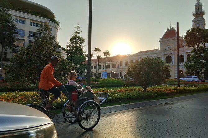 Ho Chi Minh City with Street Food Tour by Cyclo - Nguyen Hue Street and the Opera House