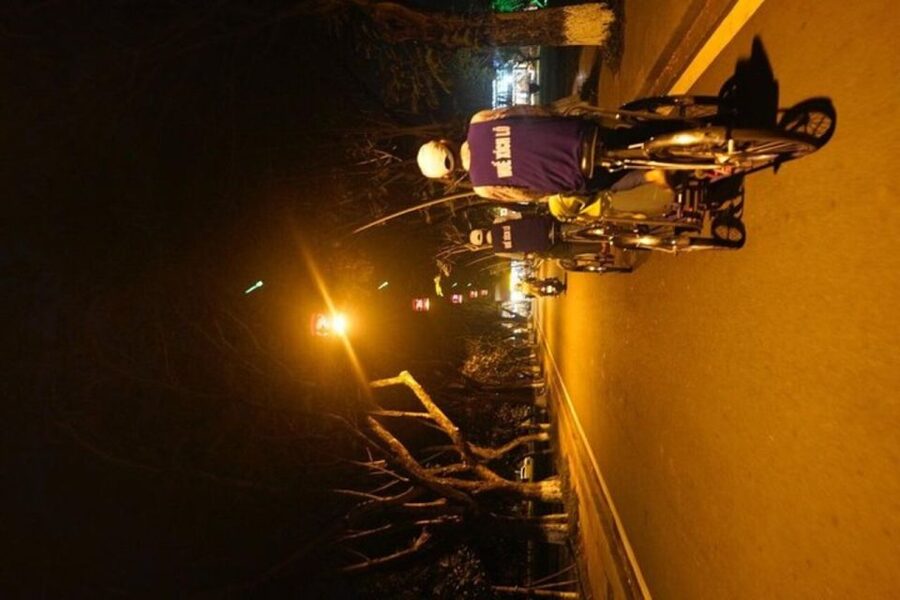 Hue: Night Street Food Tour by Cyclo with a Local Guide - Seeing Hue at night from a cyclo