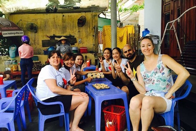Hue Street Food Tour At Night By Scooter - Vietnamese BBQ and a local beer around 8:30 pm