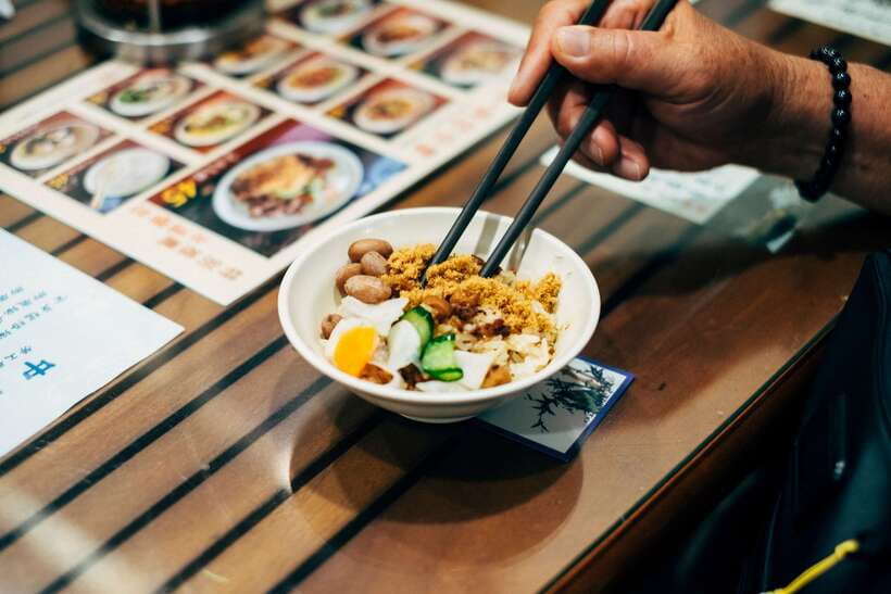 Iconic Food Tour: Local Street Food, Drinks & Sites - Cold sesame noodles and the award-winning gua bao