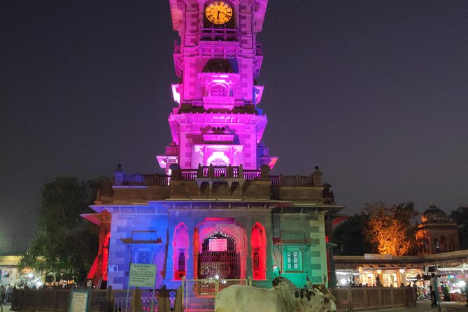 Jodhpur by Night : Street Food And Temple Walking Tour - Toorji Ka Jhalra after dark