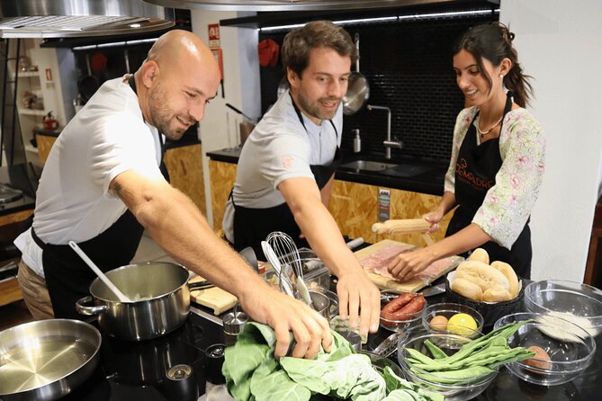 Lisbon: Portuguese street food cooking class with Drinks - Price, group size, and what you receive
