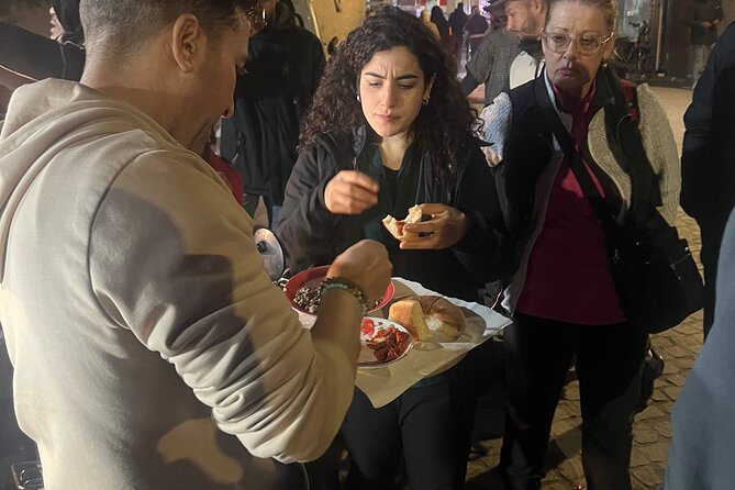 Local Hidden Spots Street Food Tour in Medina Marrakech - Skewers, bread, and the smoky middle of the route