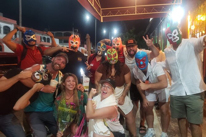 Lucha Libre, Tacos, Margaritas,Tequila and Night Market Tour - Making your own tortilla
