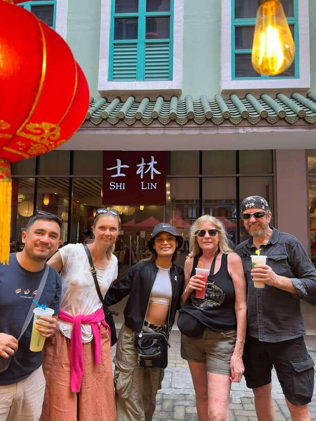Manila Street Food and Drinks with Tuktuk Experience - Kwek-kwek, siomai, and soup on the route
