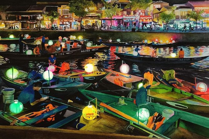MARBLE MOUNTAIN-AM PHU Cave & HOI AN -Colourful Lantern Boat Ride - A well-timed afternoon from Da Nang or Hoi An