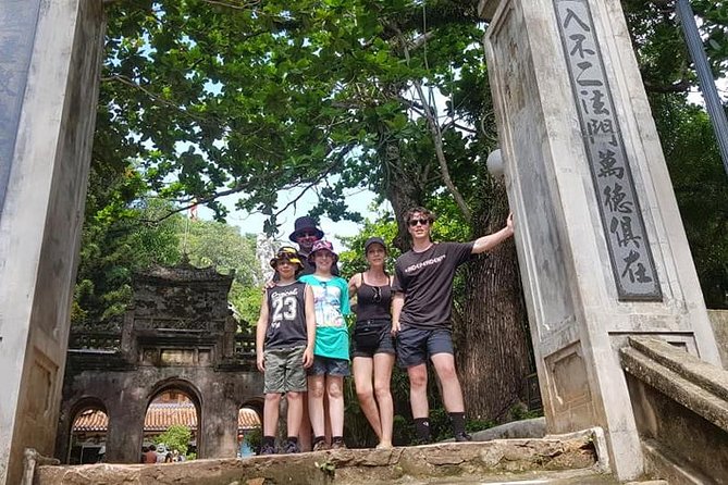 Marble Mountains - Hoi An City- Night Market- Sampan Boat Ride - Linh Ung Pagoda and views from Water Mountain