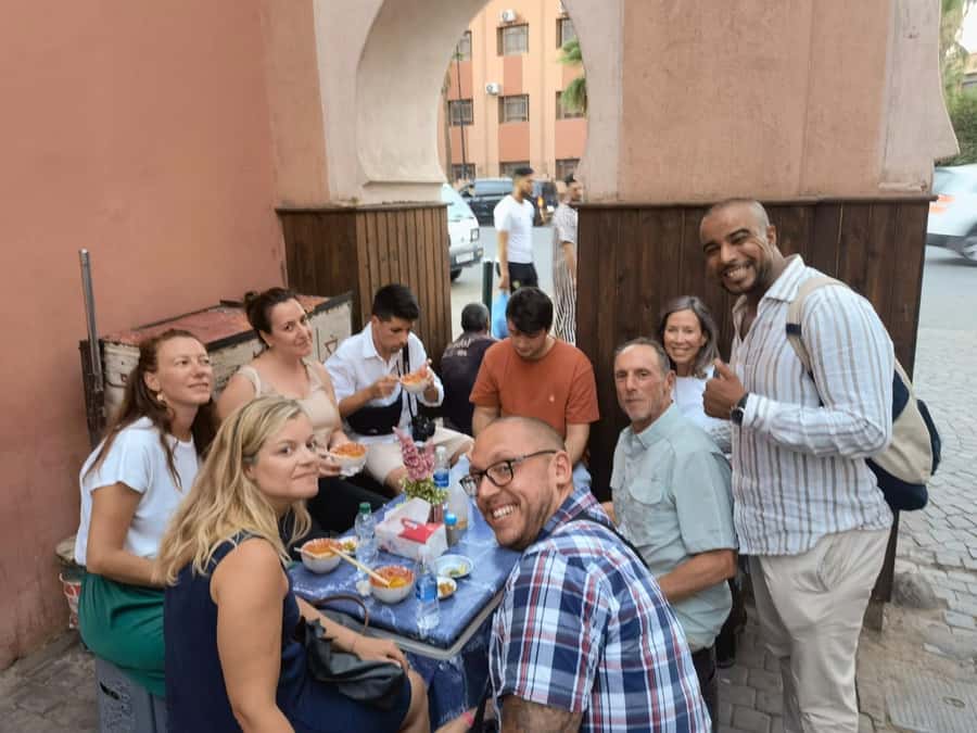 Marrakech Night Street Food Tour / Taste The Real Marrakech - Starting at Café de France after sunset
