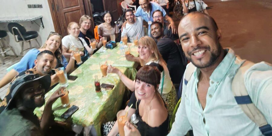 Marrakech Night Street Food Tour / Taste The Real Marrakech - Chfnj, tea, juice, and the final round of sweets